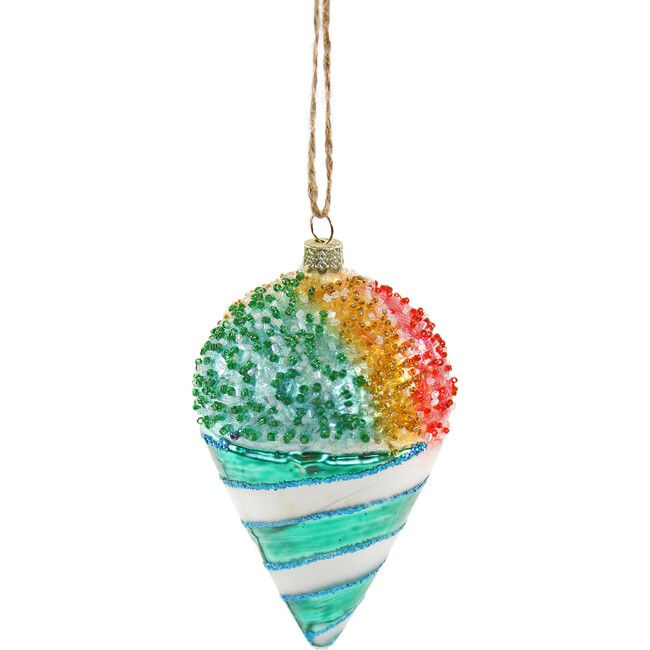 Rainbow Snow Cone Ornament | Maisonette