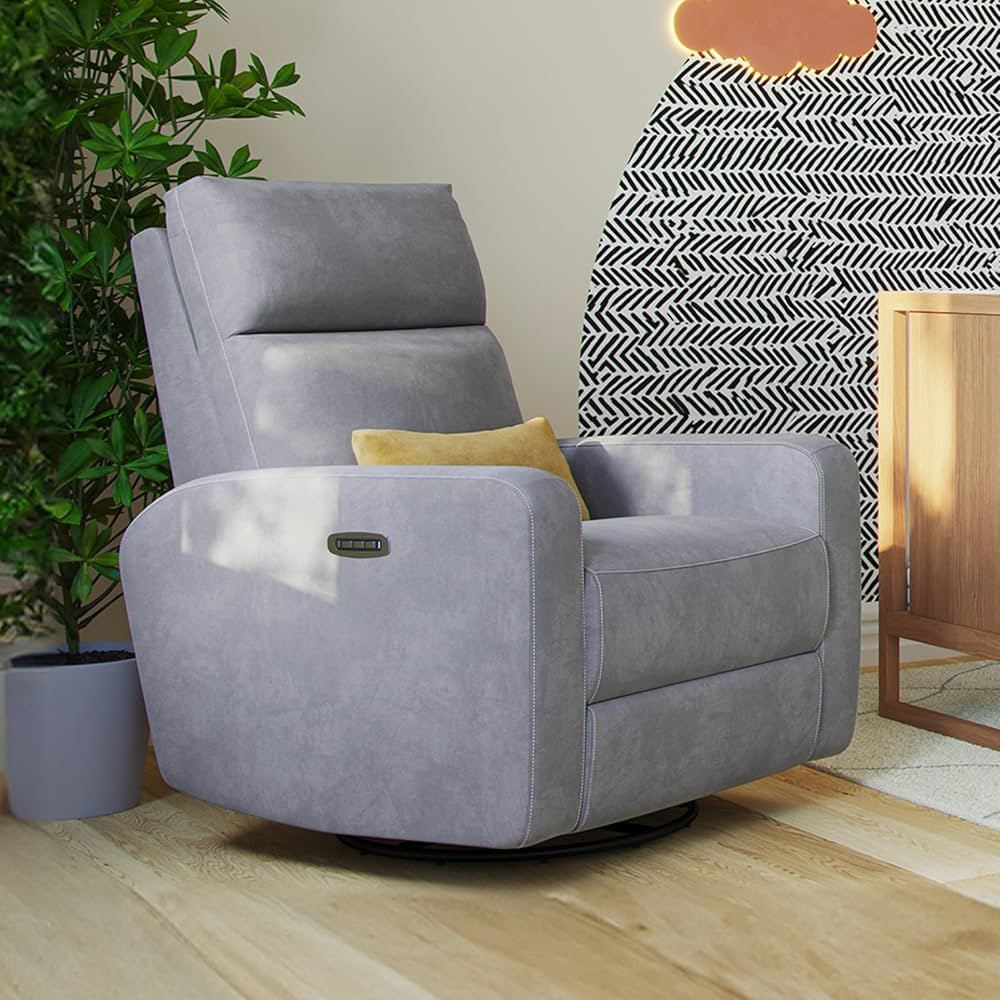 Nurture& The Glider Plus - Premium Nursery Power Recliner | Swivel Chair with Adjustable Head Sup... | Amazon (US)