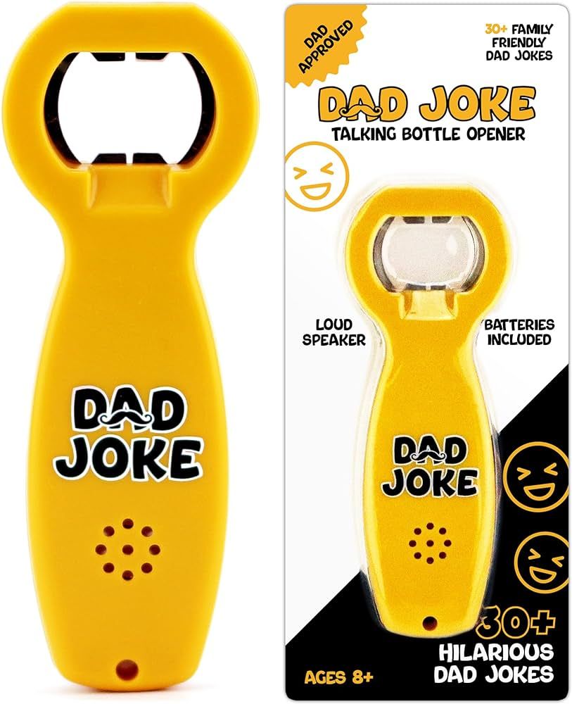 Talking Dad Joke Bottle Opener | Fun Unique Gift for Dad | Over 30 Jokes | Stocking Stuffer | Amazon (US)
