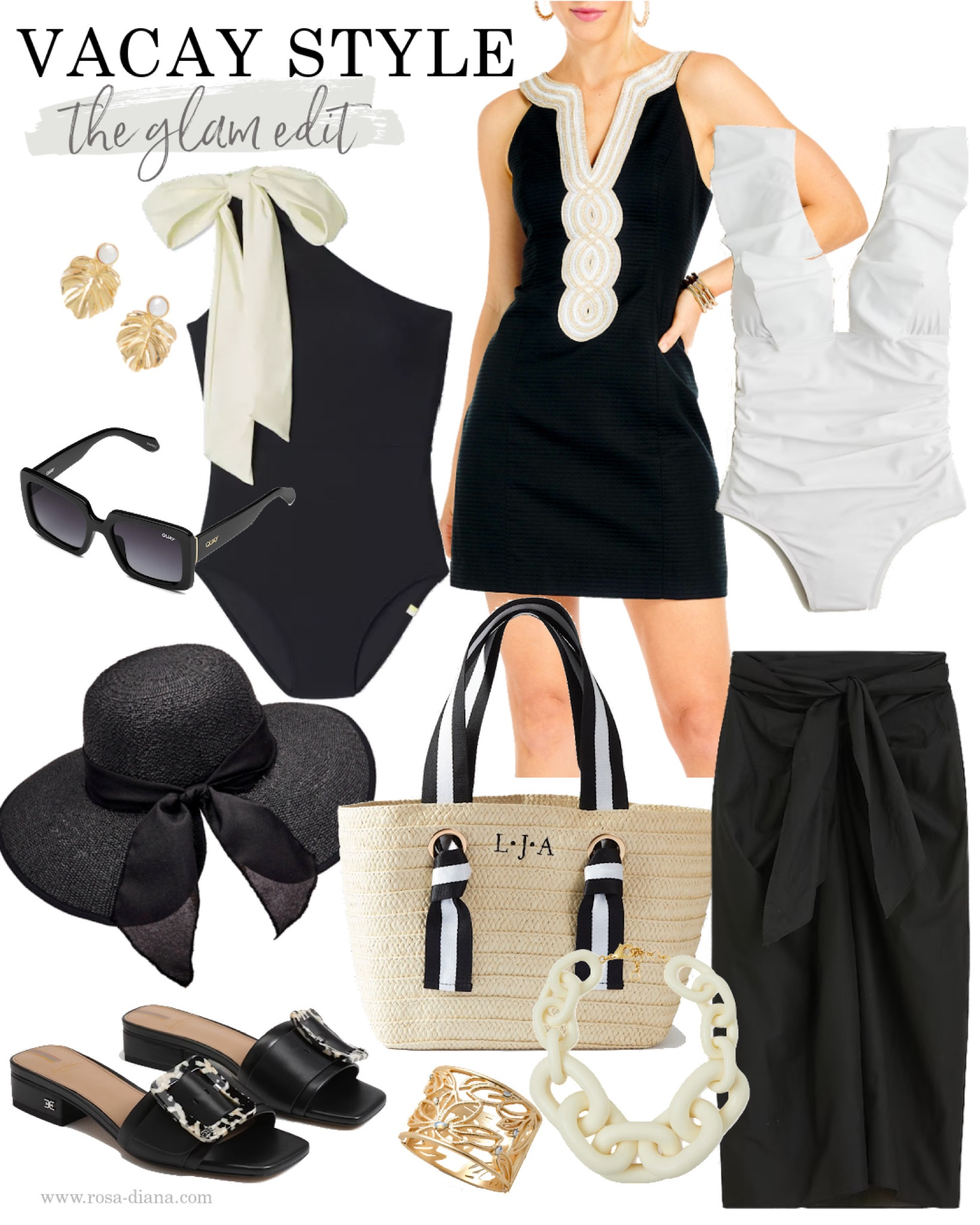 Vacation style. Resort wear. Beach outfit ideas. Swimwear. Spring break glam outfit ideas. 

#LTKtravel #LTKswim #LTKSeasonal