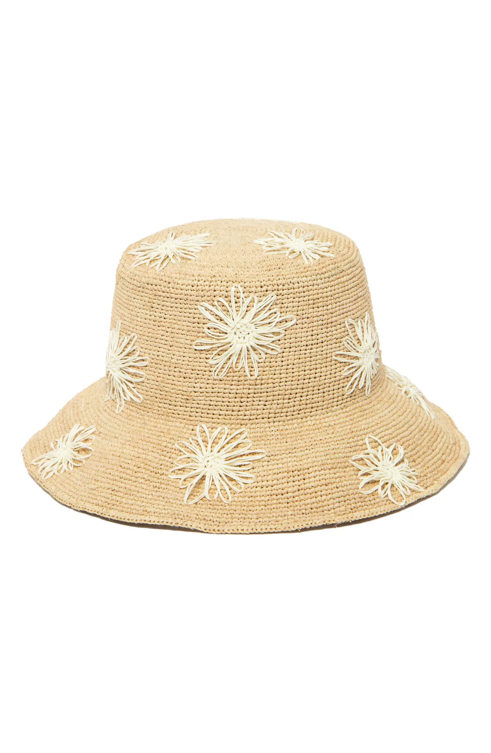 New!Sol Embroidered Raffia Bucket HatSan Diego HatCHF 101,82Current Price CHF 101,82Color: White9... | Nordstrom