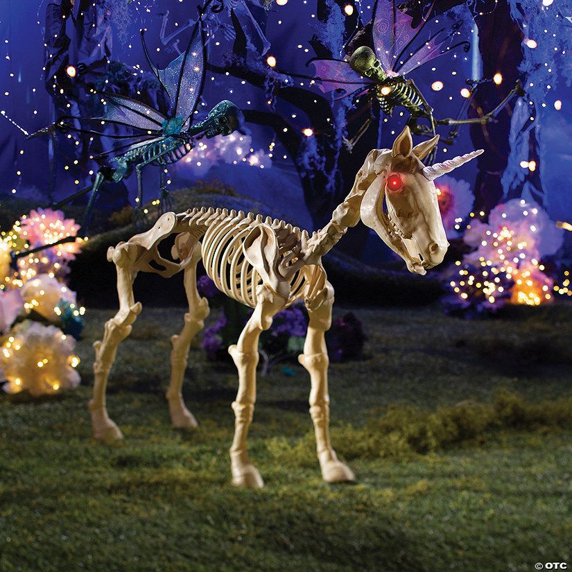Unicorn Skeleton Halloween Decoration | Oriental Trading Company