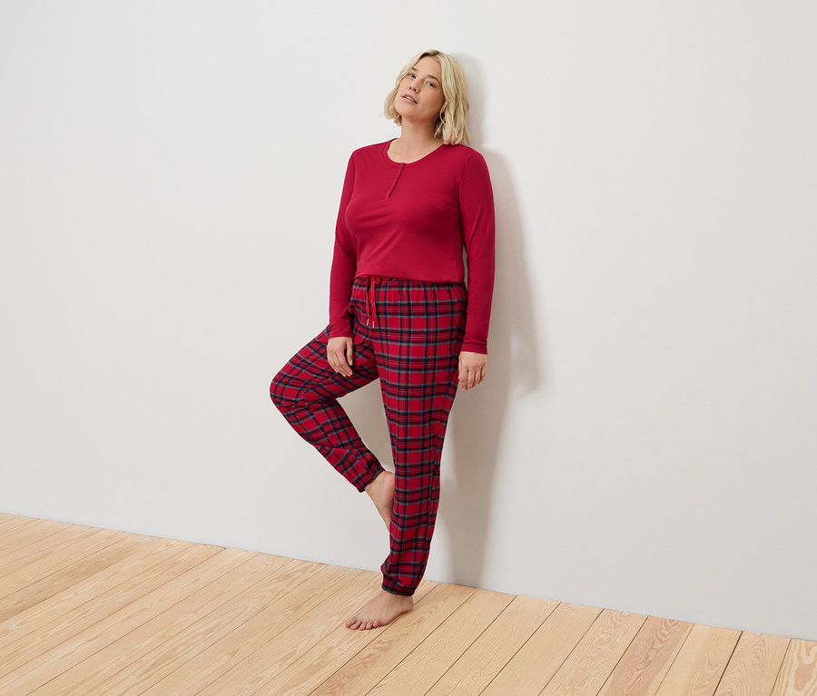Flanell-Pyjama-Set, rot bei Tchibo kaufen | 209258 | Tchibo (DE)