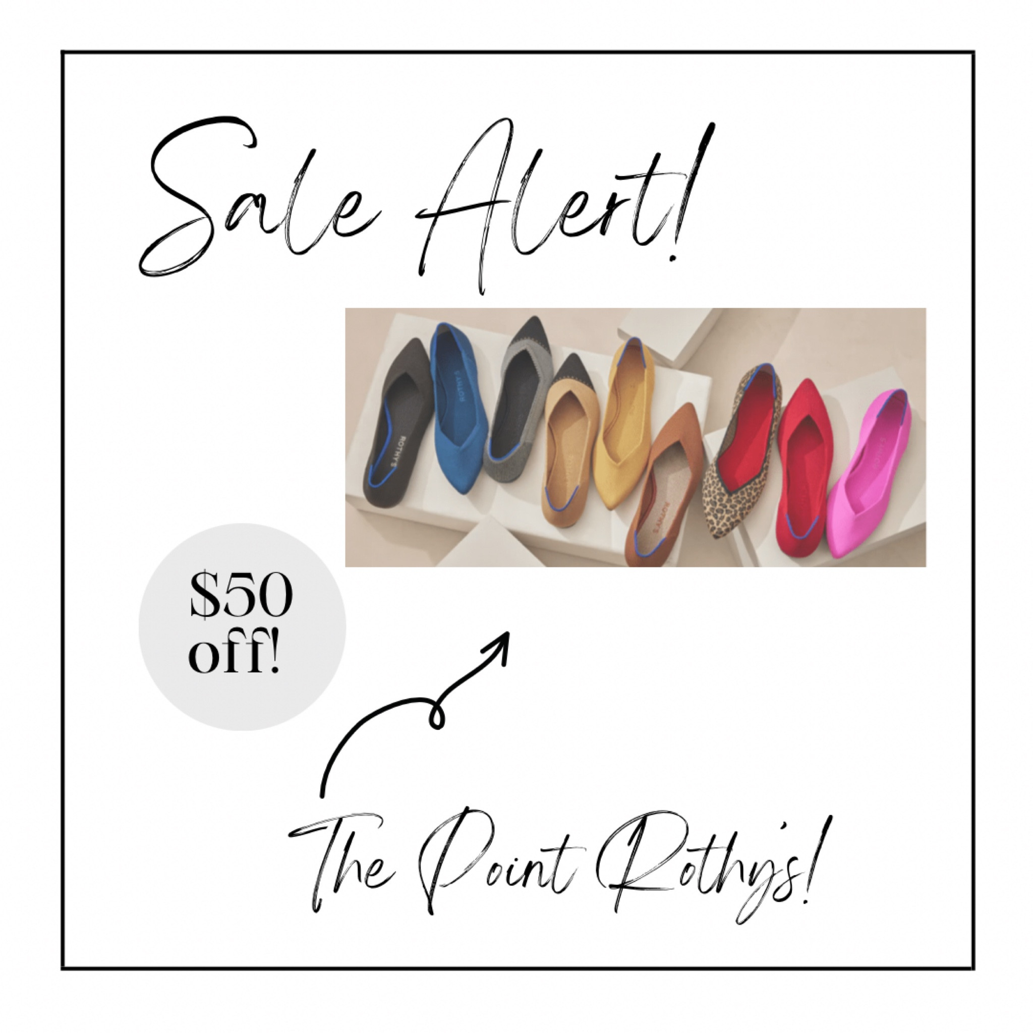 $50 off Pointed Rothy’s!!

#rothys #salealert #fashion #ootd #shoes #flats #comfyshoes #workshoes #officeshoes 

#LTKunder100 #LTKbeauty #LTKsalealert