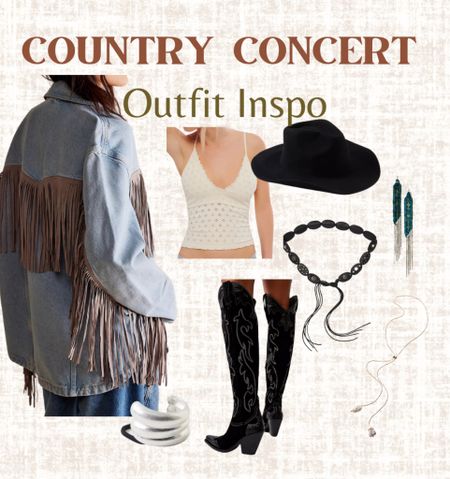 Country Concert Outfit Ideas! festival outfits 
Cowboy boots Cowboy Hat Fringe 

#LTKFestival #LTKstyletip #LTKshoecrush