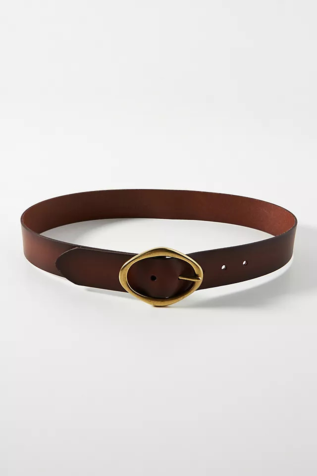 Sculptural Leather Belt | Anthropologie (US)