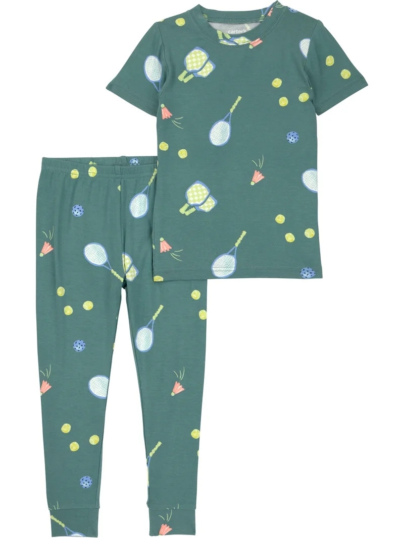 Carter's Child of Mine Baby and Toddler ComfySoft Pajama Set, 2-Piece, Sizes 12M-5T | Walmart (US)