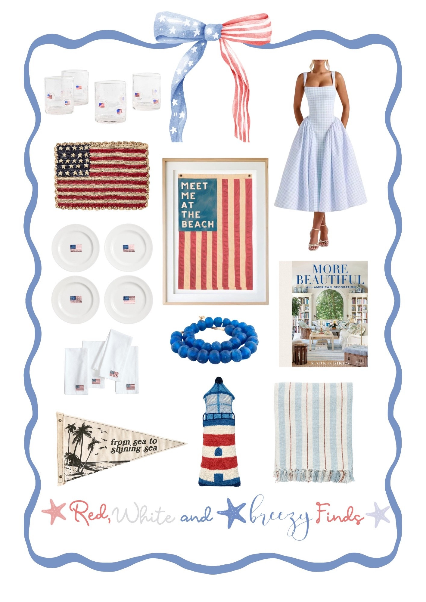 Red, White and Breezy Finds! 🐚🇺🇸🌊

#LTKHome #LTKSeasonal #LTKU