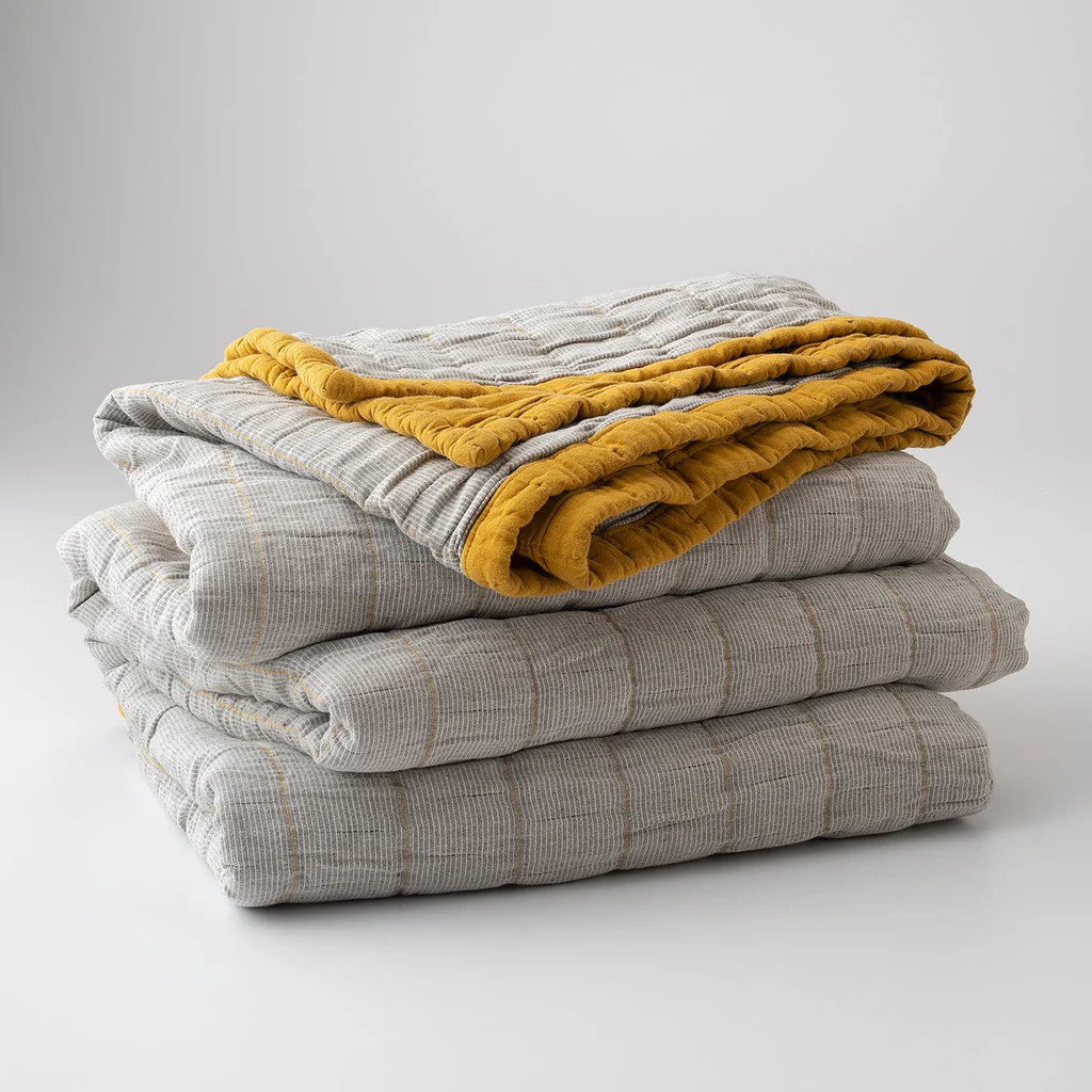 Channeled Cotton Quilt | Schoolhouse