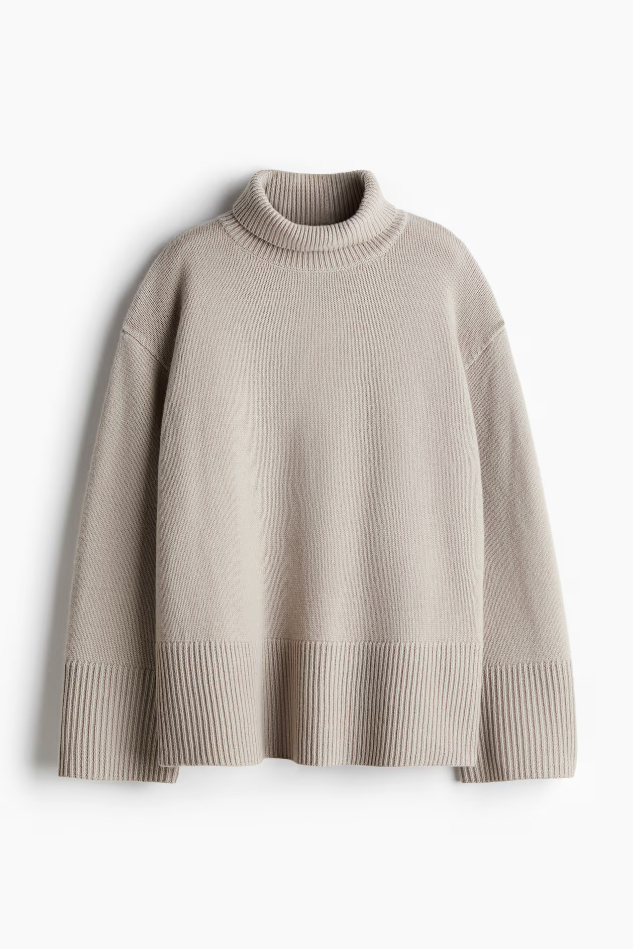 Cashmere-blend polo-neck jumper | H&M (UK, MY, IN, SG, PH, TW, HK)