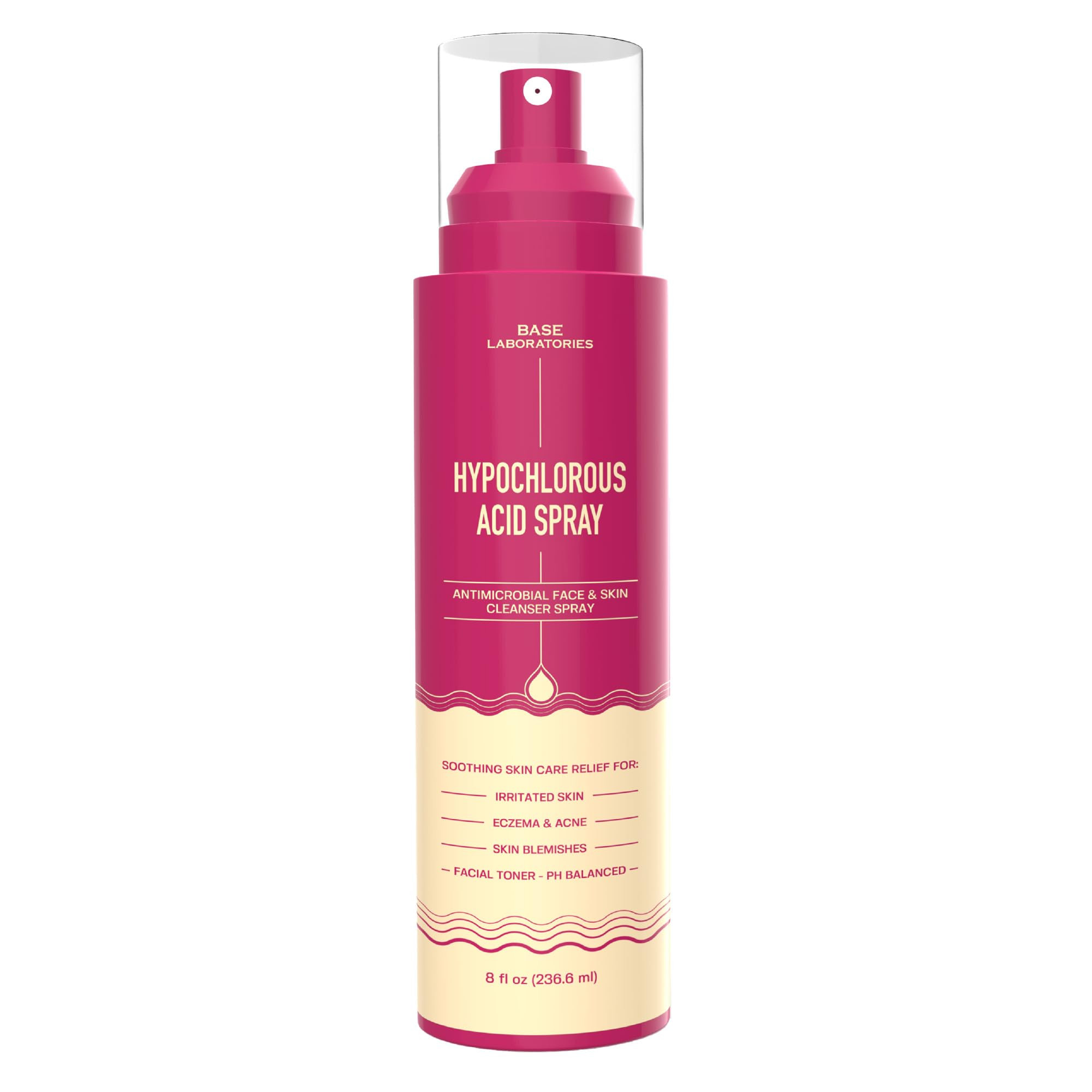 BASE LABORATORIES Hypochlorous Acid Spray for Face & Skin | 8 oz | Facial Daily Skin Repair Solut... | Amazon (US)