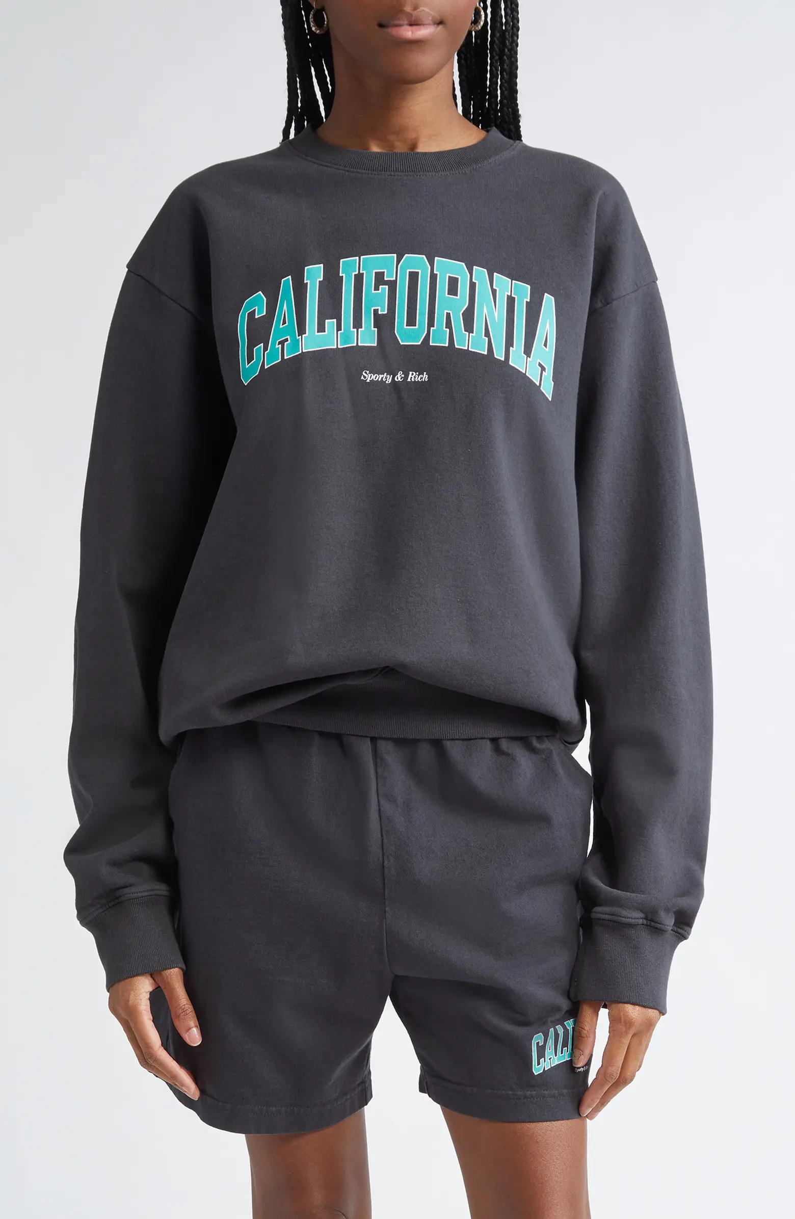 California Cotton Crewneck Sweatshirt | Nordstrom