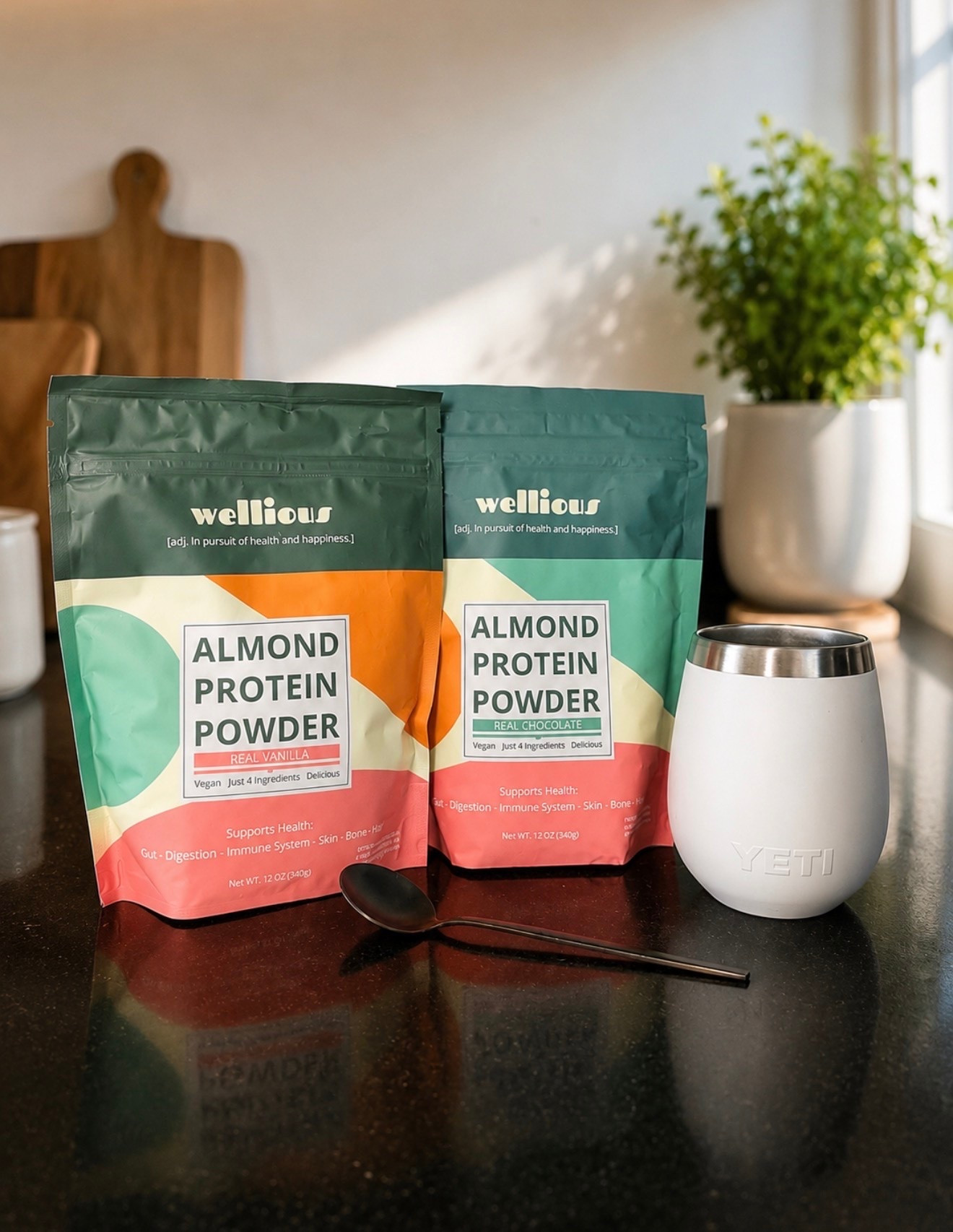 I've been loving this almond protein powder! It has a clean ingredient list with just four ingredients, mixes smoothly, and comes in delicious Real Vanilla and Real Chocolate flavors. It's a great plant-based option for adding extra protein to smoothies, shakes, or even recipes without a long list of unnecessary ingredients. If you're looking for a simple, vegan protein powder that's easy to enjoy every day, this one is definitely worth trying.

#LTKmorningroutine #LTKfitnessgoals #LTKBeauty