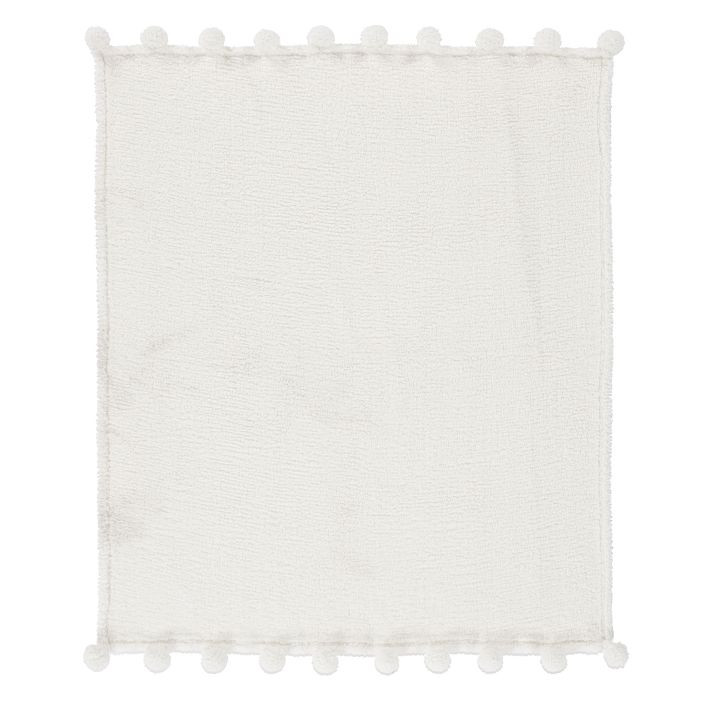Cozy Pom Sherpa Throw | Pottery Barn Teen