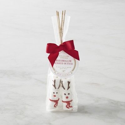 Marshmallow Reindeer on Sticks, Set of 4 | Williams Sonoma | Williams-Sonoma