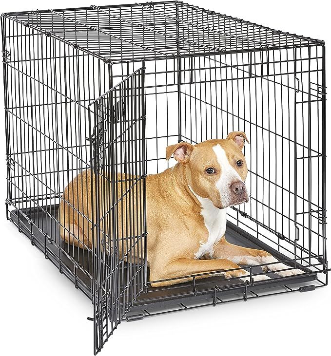 MidWest Homes for Pets Newly Enhanced Single & Double Door iCrate Dog Crate, Includes Leak-Proof ... | Amazon (US)