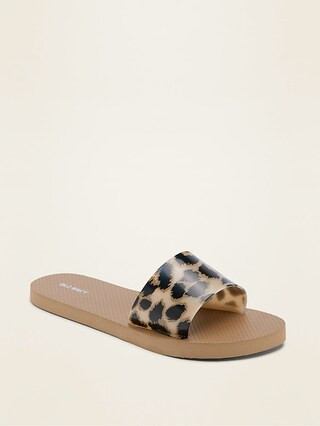 Jelly Flip-Flop Slide Sandals for Women | Old Navy (US)