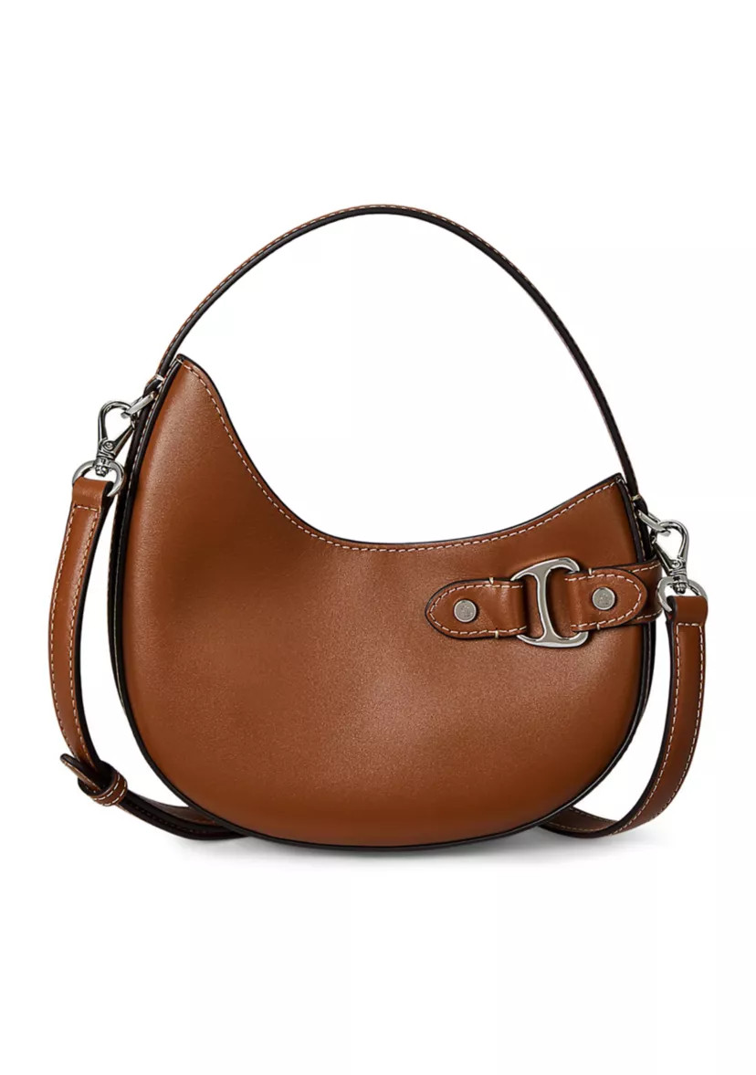 Leather Small Tasha Crossbody Bag | Belk