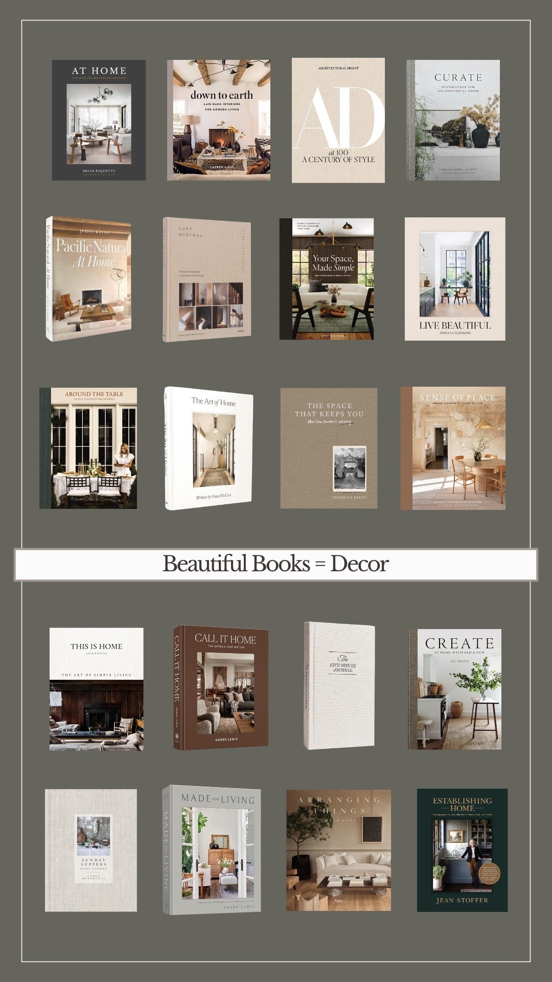 Some of my favorite coffee table books I use for decorating — perfect for adding an extra layer or a little height anywhere you need

#LTKHome