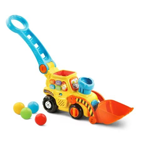 VTech, Pop-a-Balls, Push & Pop Bulldozer, Toddler Learning Toy | Walmart (US)
