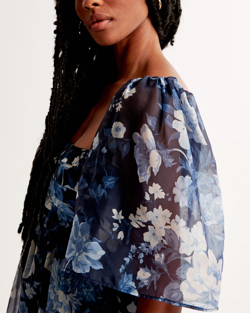 Women's Emerson Angel Sleeve Mini Dress | Women's New Arrivals | Abercrombie.com | Abercrombie & Fitch (US)