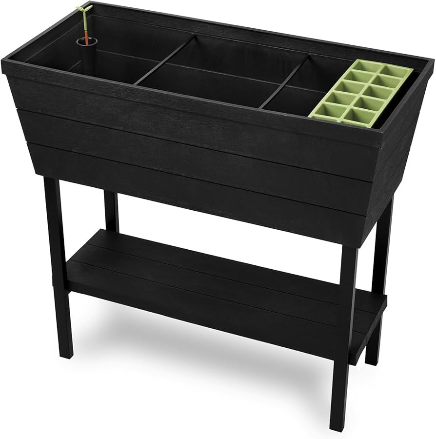 Keter Urban Bloomer 12.7 Gallon Raised Garden Bed and Outdoor Herb Garden Planter with Self Water... | Amazon (US)