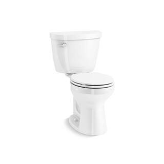Cimarron Rev 360 2-Piece 1.28 GPF Single Flush Round-Front Complete Solution Toilet in White | The Home Depot