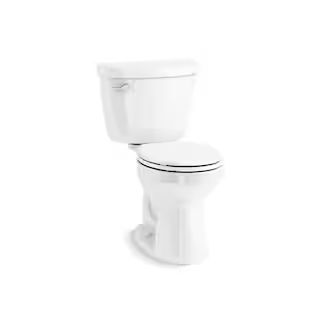 Cimarron Rev 360 2-Piece 1.28 GPF Single Flush Round-Front Complete Solution Toilet in White | The Home Depot