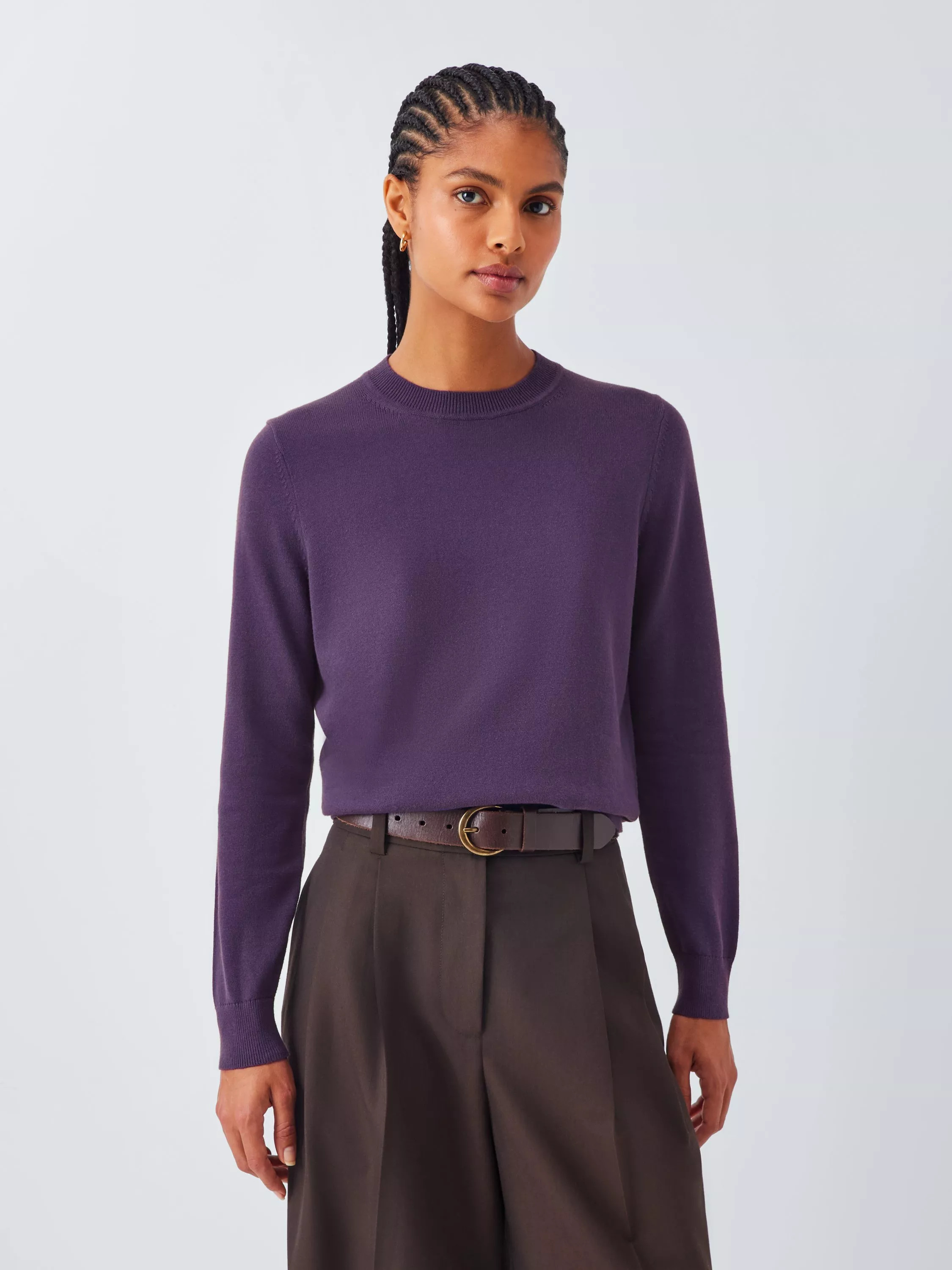 John Lewis Cotton Crew Neck Jumper | John Lewis (UK)