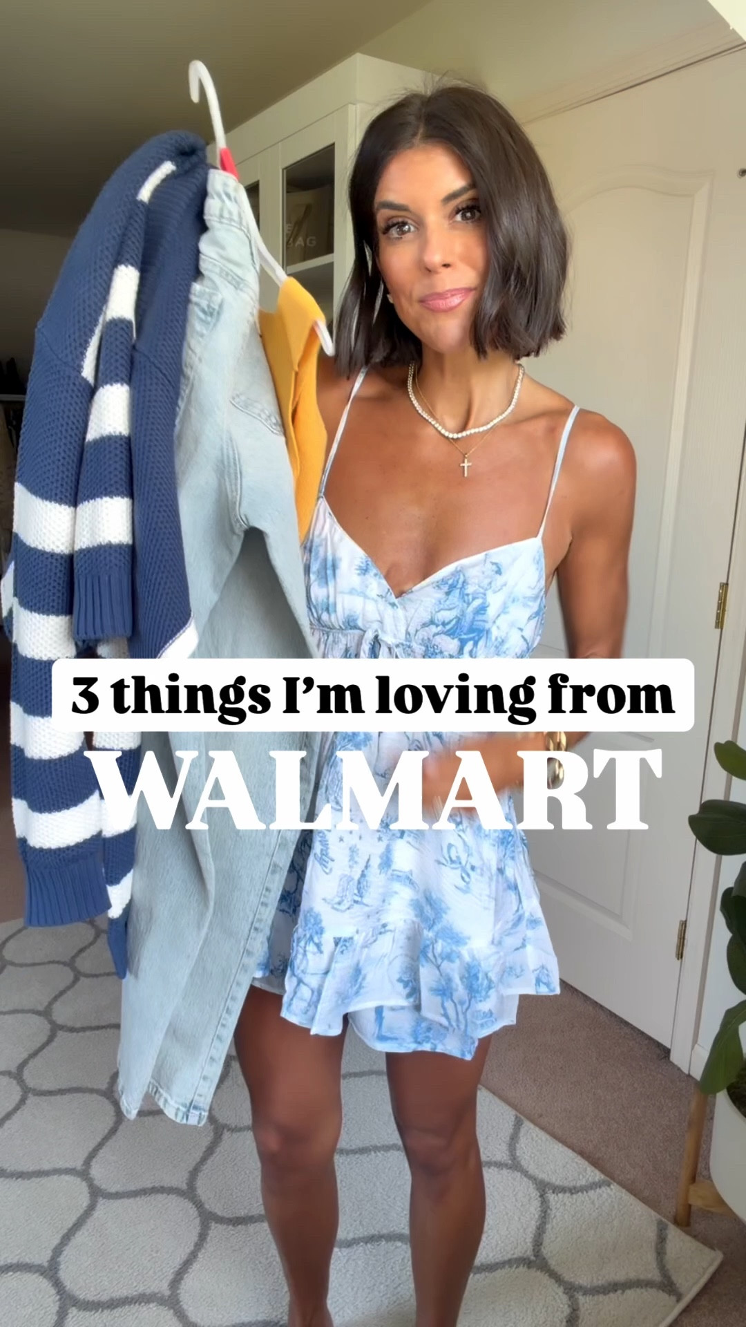 Three things I’m loving from Walmart! Wearing size small in romper, yellow tank, and sweater set. Size 1 in jeans, and xs in coral tank. I’m 5’5 for reference. 

#LTKootd #LTKgrwm #LTKmomlife