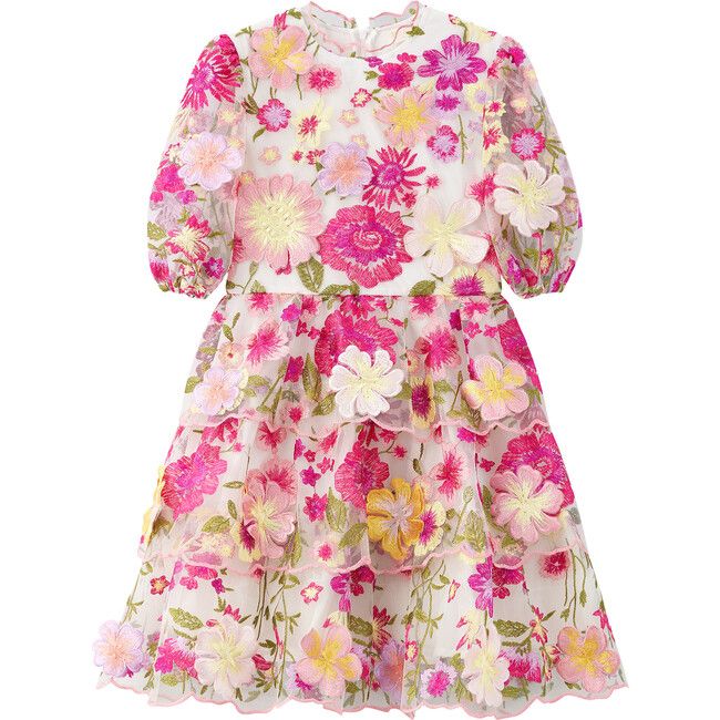 Rosie Embroidered Dress, Floral | Maisonette