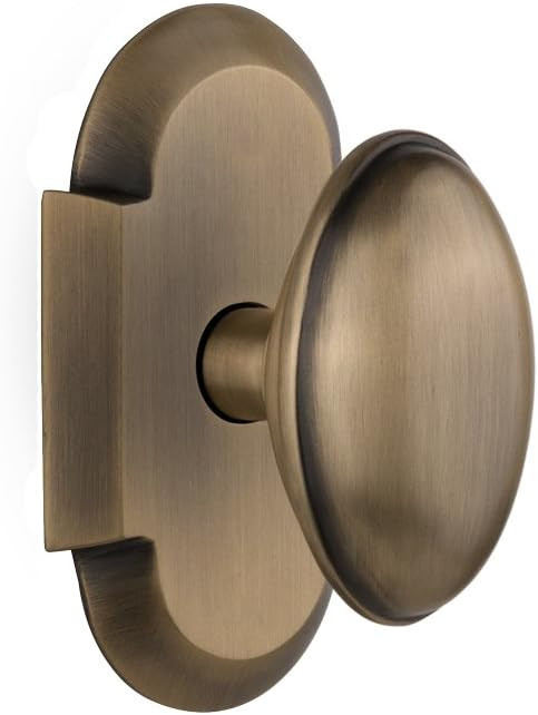 Nostalgic Warehouse Cottage Plate with Homestead Door Knob, Passage - 2.375", Antique Brass | Amazon (US)