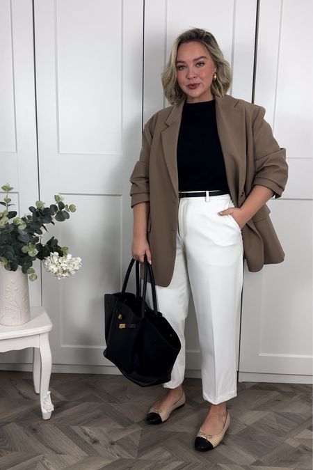 Spring workwear outfit inspo 

Blazer is from Reona - everything else linked is exact product 

#LTKmidsize #LTKSeasonal #LTKworkwear