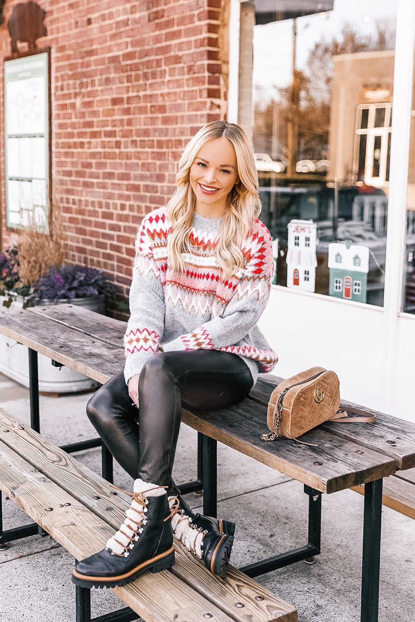 Fair isles sweater, Marc fisher boots 

#LTKCyberweek #LTKHoliday #LTKSeasonal