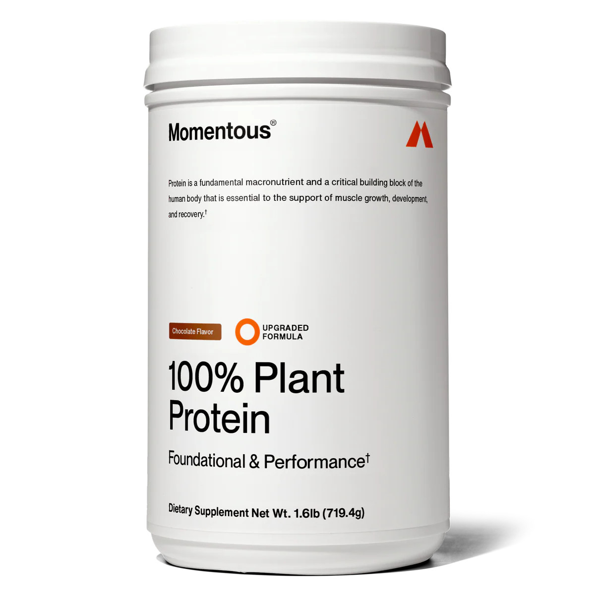 Plant Protein Powder - Vegan, Gluten Free, NSF Certified | Momentous