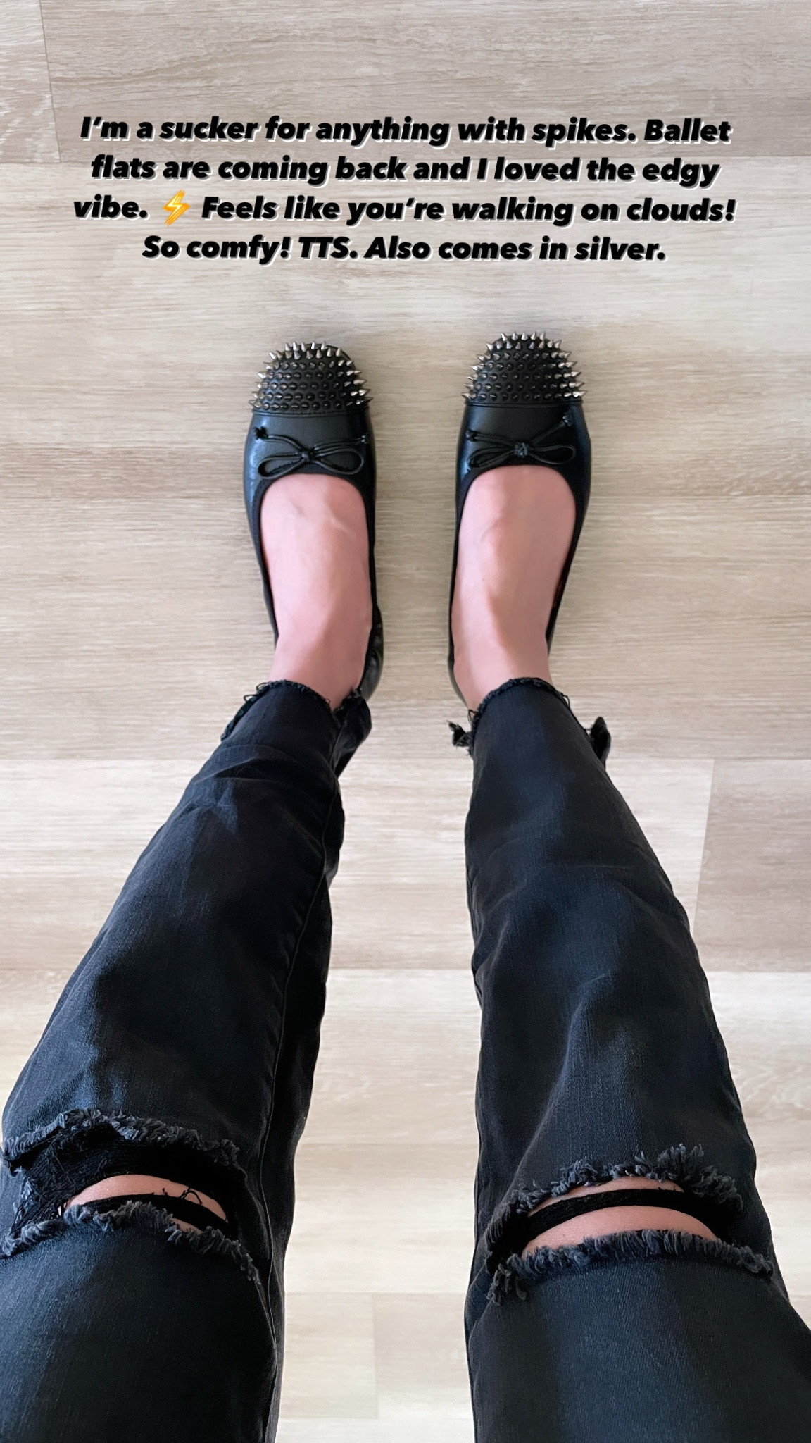 I’ve gotten so many compliments on these shoes! The spikes detail add a fun edge to your typical ballet flats. It has a cushion and is very comfortable. Runs TTS. Found them on sale for $35! 

Ballet flats, fall fashion, fall outfits, fall shoes, sale, workwear, The Stylizt 



#LTKShoeCrush #LTKFindsUnder50 #LTKSaleAlert