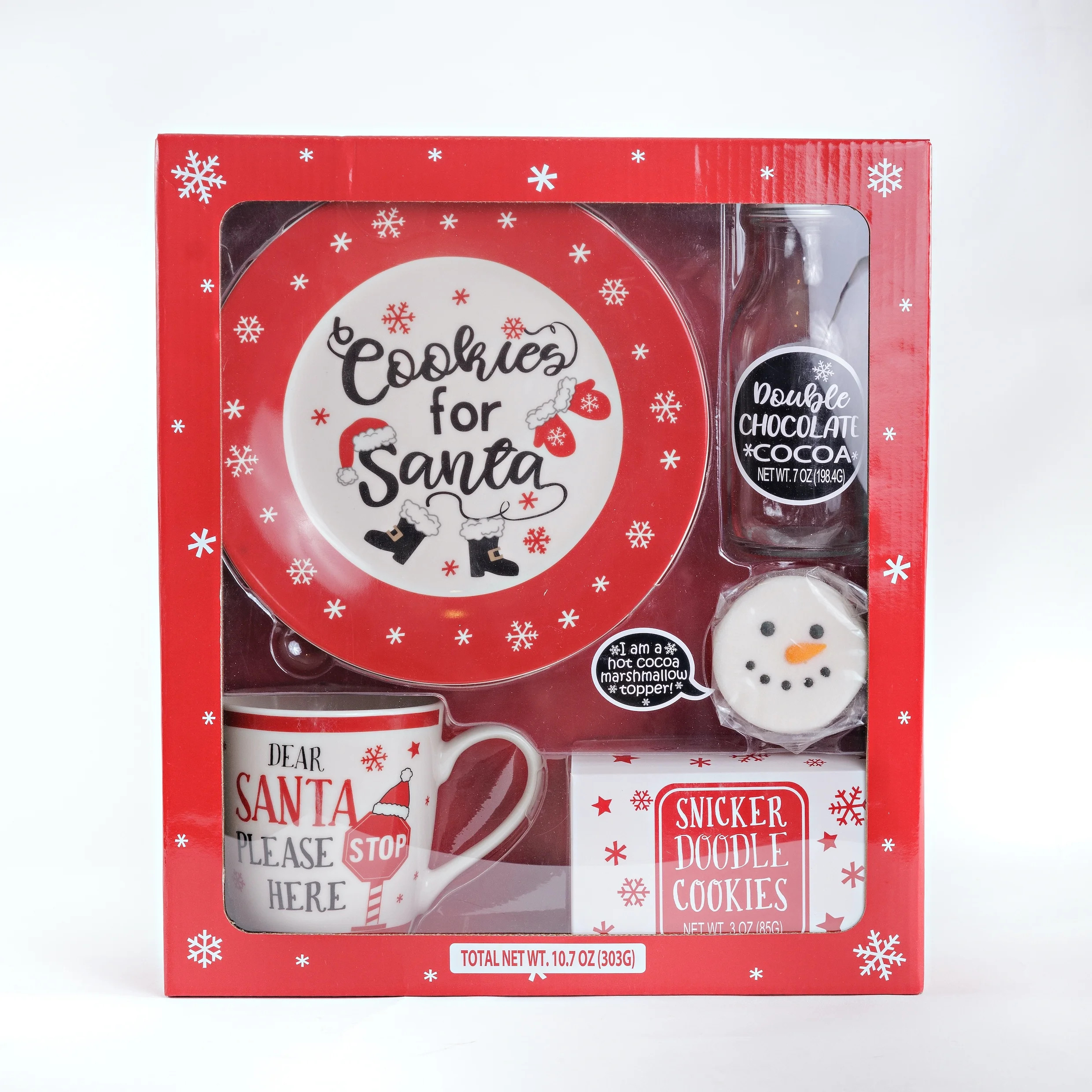 Cocoa for Santa Gift Set with Shelf Stable Cocoa Mix, Marshmallow Cocoa Topper, and Snickerdoodle... | Walmart (US)