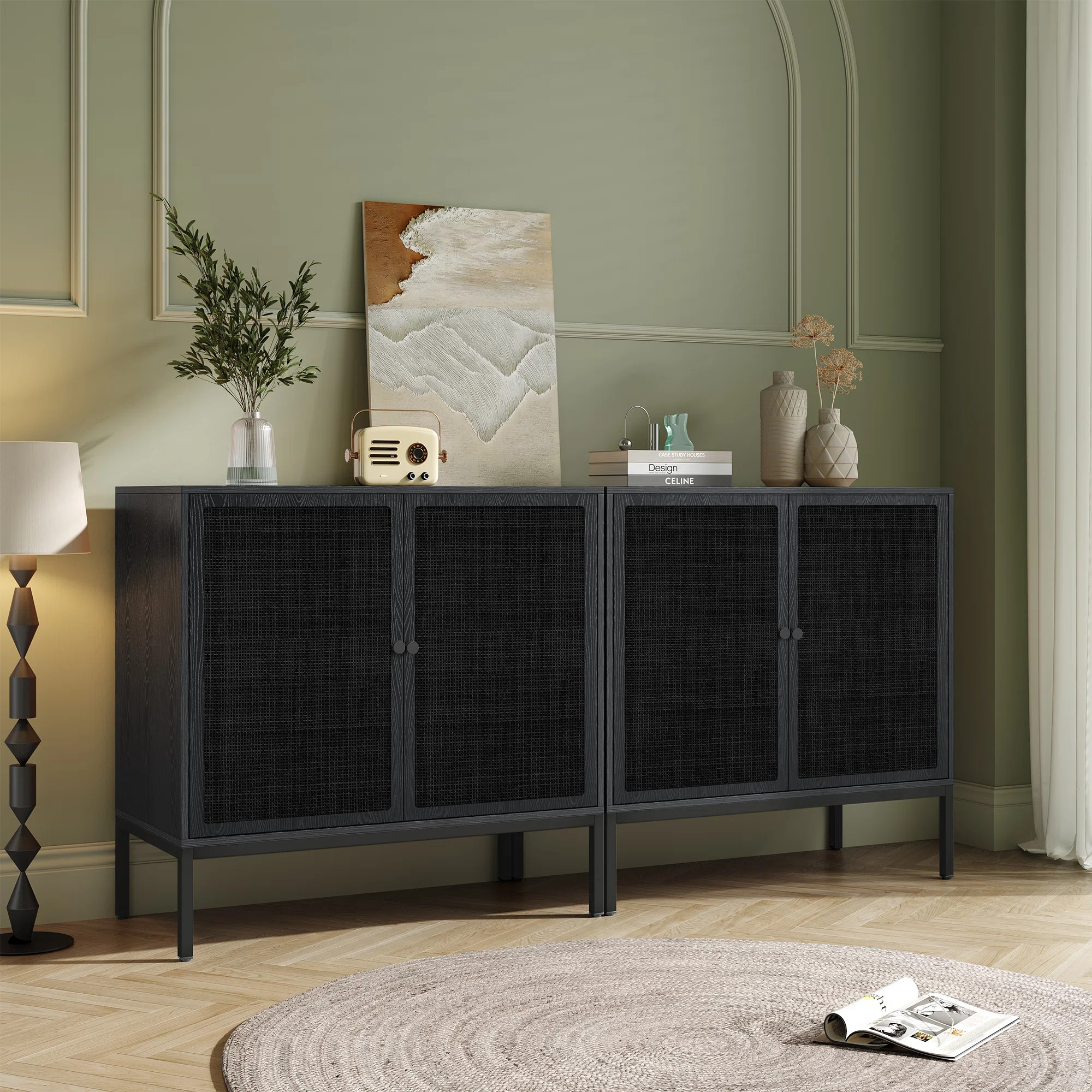 Acelynn 31.5'' Wide Sideboard (Set of 2) | Wayfair North America