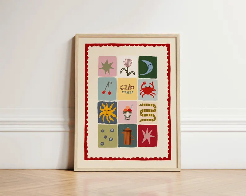 Patchwork Print, Kids Print Wall Art, Kids Room Wall Art, Toddler Room Prints, Wall Print, Play R... | Etsy (US)