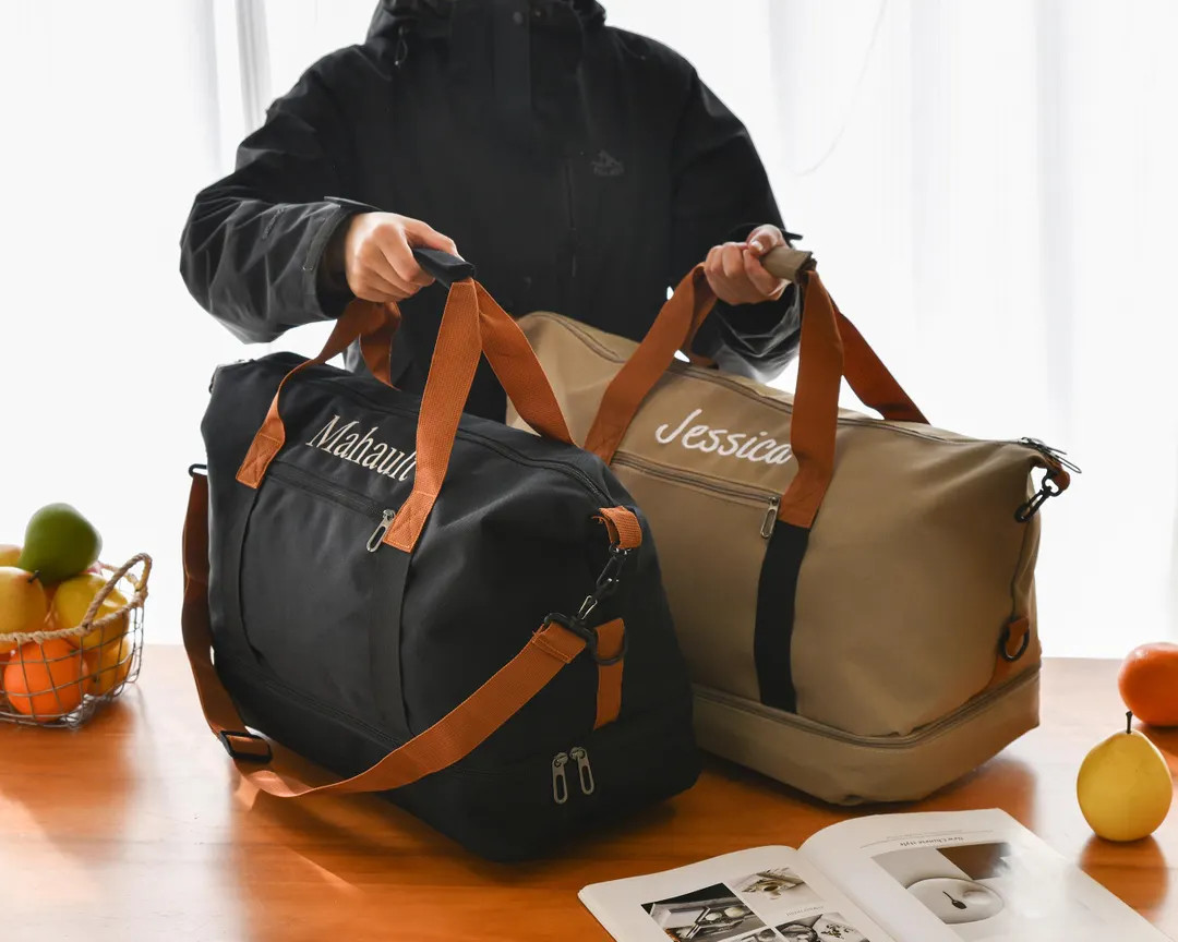 Personalized Weekender Bag - Custom Embroidered Travel Bag - Groomsmen Gift - Bridesmaid Gift - M... | Etsy (US)