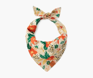 Poinsettia Natural Dog Bandana | Rifle Paper Co. | Rifle Paper Co.