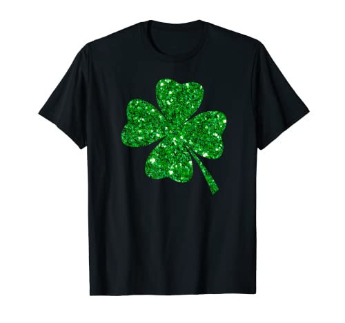 Sparkle Clover Shamrock Irish For St Patrick's & Patty's Day T-Shirt | Amazon (US)
