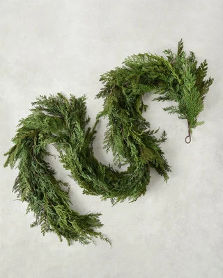 Real Touch Cedar Mix Oversized Garland - 100 | Magnolia