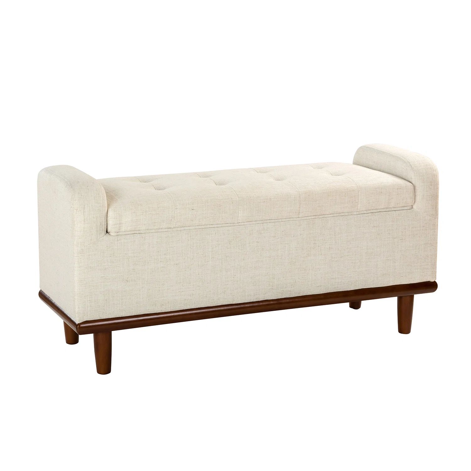 Luker 100% Polyester Upholstered Storage Bench | Wayfair North America