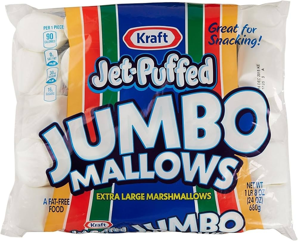 Jet Puffed Jumbo Mallows - 24 Ounces | Amazon (US)