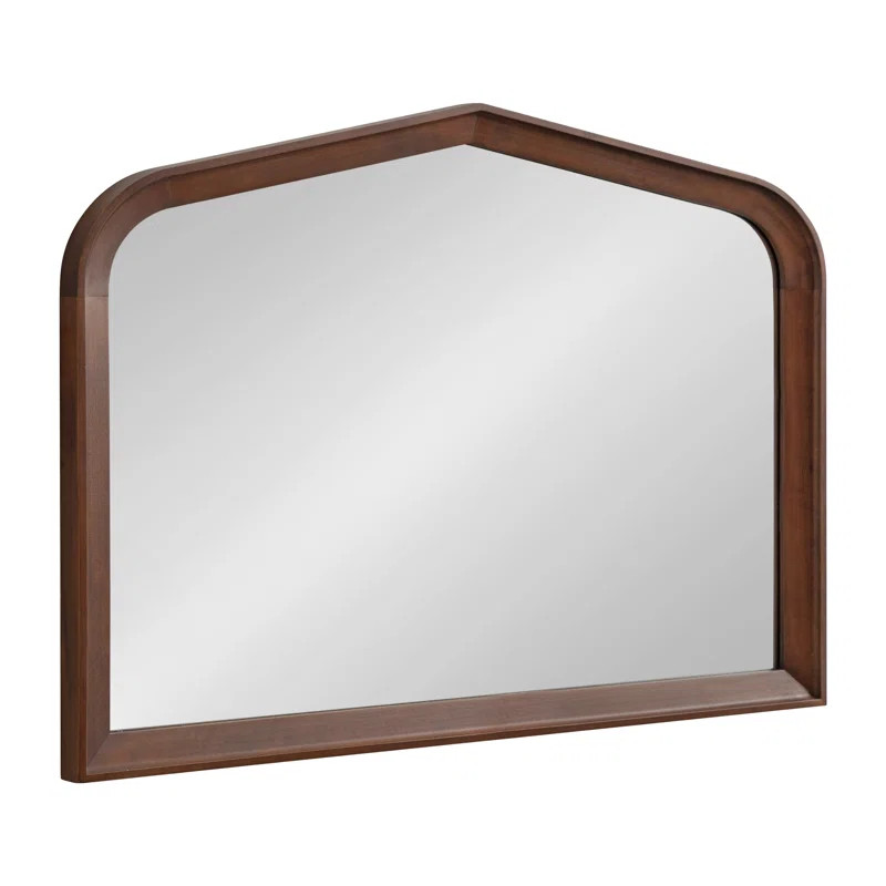 Ehitan Wooden Wide Arched Wall Mirror | Wayfair North America