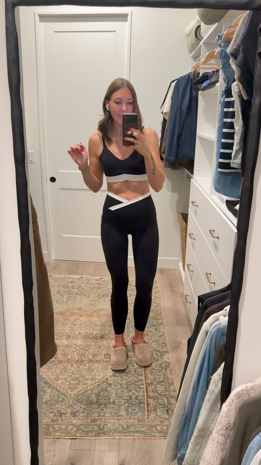 Target workout set for the win! I’m not a leggings person but the crossover waistband makes these leggings so comfortable! Wearing a M in the top but I need to size down and a S in the leggings  

#LTKFindsUnder50 #LTKActive #LTKStyleTip