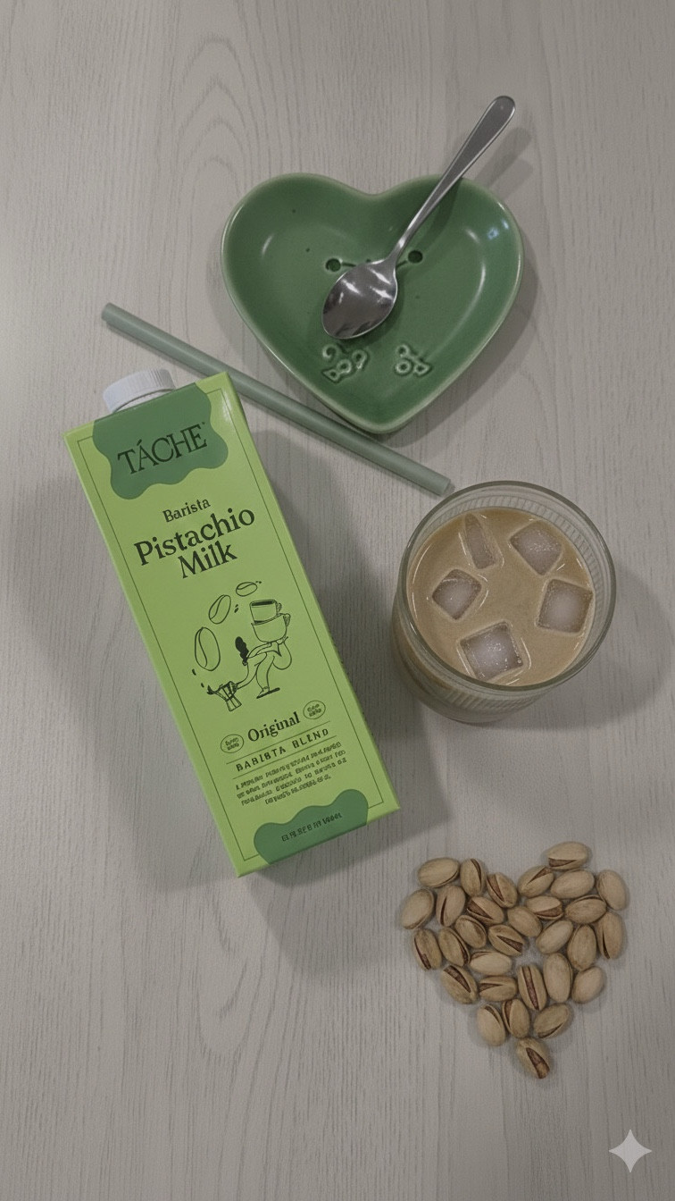 My current (and permanent) obsession. 🥛💚

Not all nut milks are created equal. ✋ I’ve been obsessed with this pistachio milk lately because:

1️⃣ The flavor profile is unmatched! It’s nutty and slightly toasted without being too sweet, so it actually highlights the coffee notes. ☕️✨
2️⃣ Zero added oils (hard to find these days!).
3️⃣ Pistachios use way less water to grow than almonds. 💧

It’s giving creamy, it’s giving green, and it actually makes my coffee taste better. 10/10 recommend.

Try it yourself on Amazon and use code TACHETORI15 at checkout to save💚
