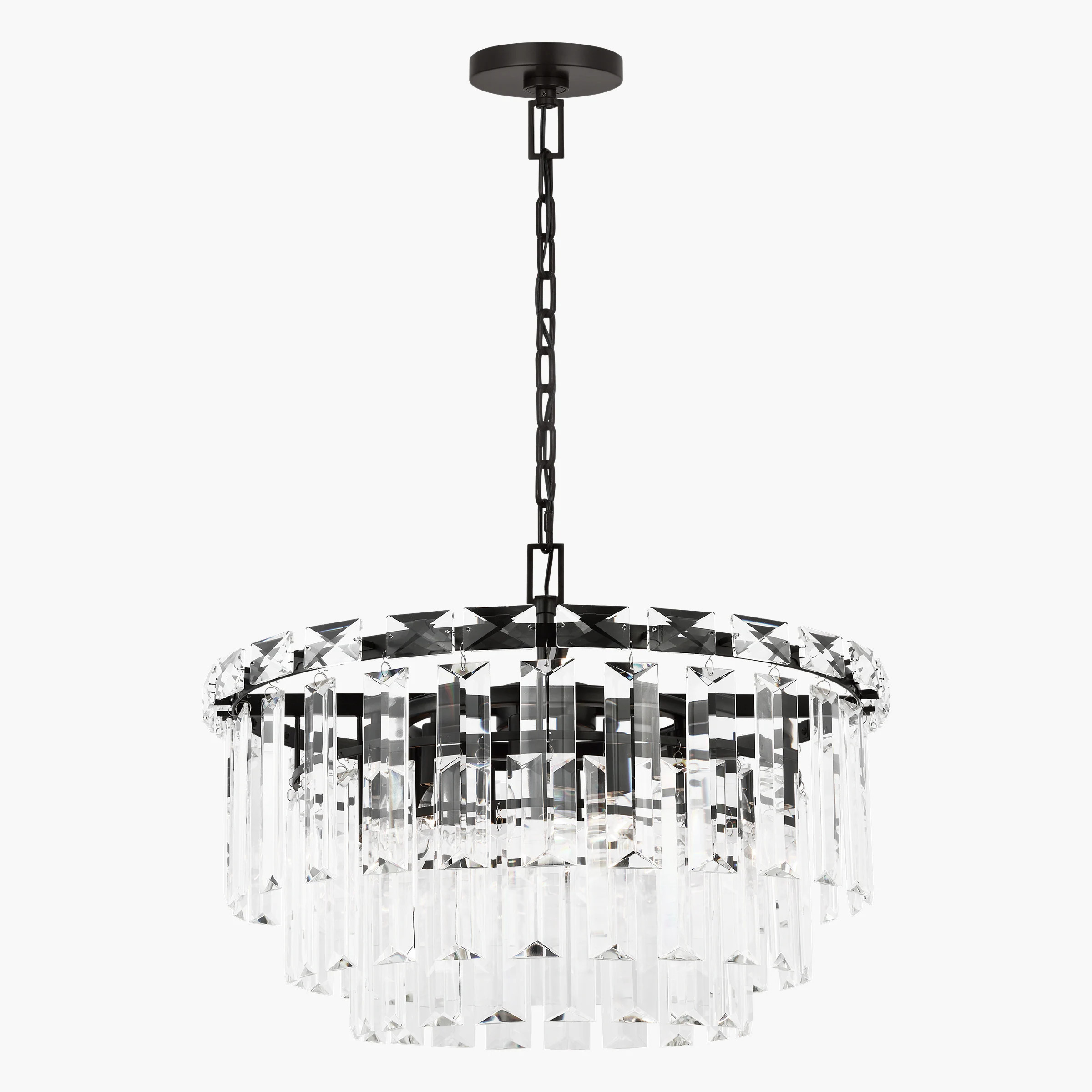 Generation Lighting Arden 10 -Light Antique Black Steel Chandelier one_size | CC12610AI | Lowe's