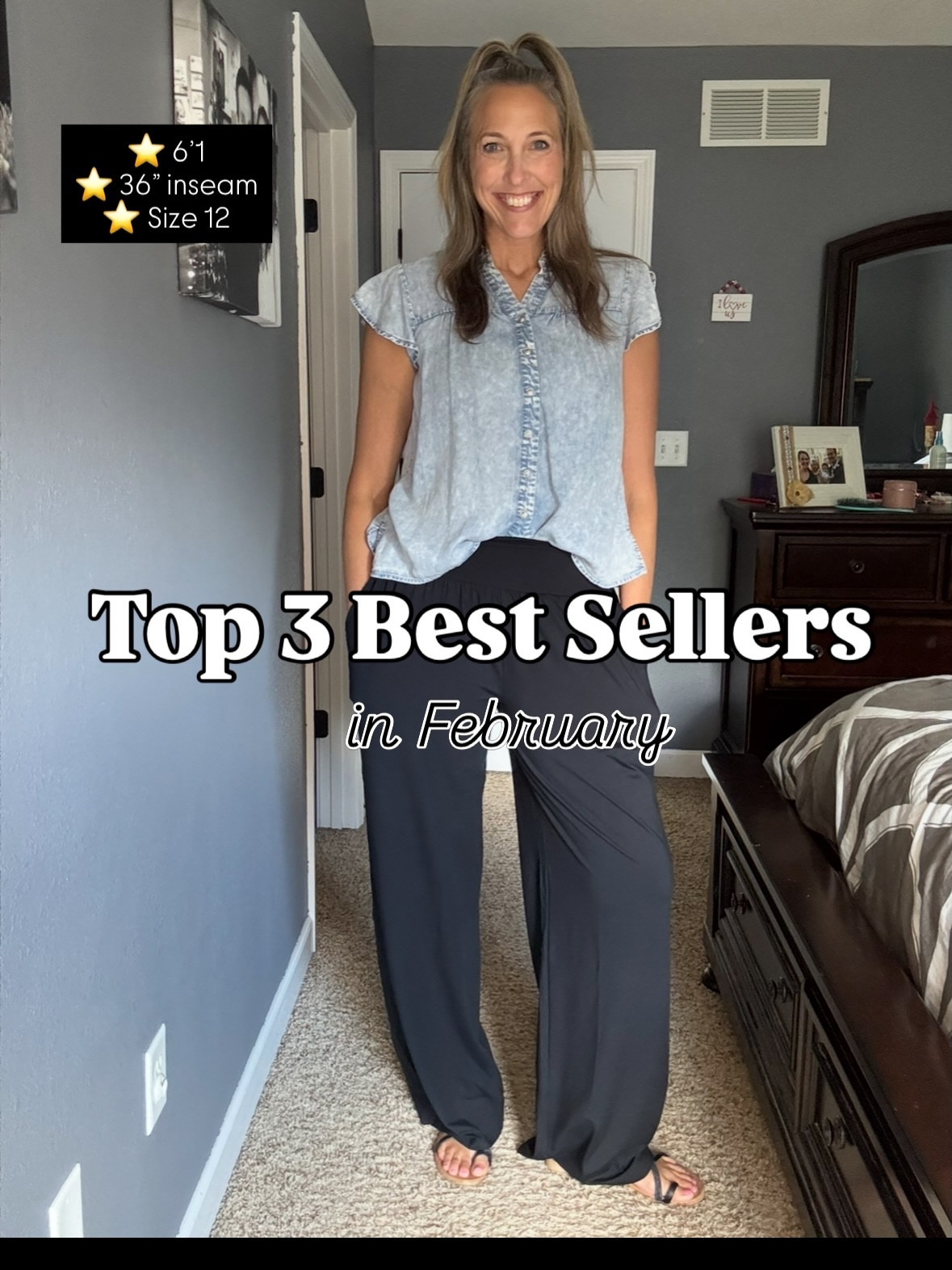 My top 3 best selling tall girl pants in February!! 🩷⭐️

Tall girl fashion. Tall fashion. Tall style. Tall girl style. Tall outfits. Long pants. Long legs. Tall outfits. Teacher OOTD. Tall girls. Tall girl. Tall teacher. Work wear. 

#tallfashion #tallgirlstyle #tallteacher #tallgirlfashion #tallgirlsrock

#LTKWorkwear #LTKootd #LTKTall
